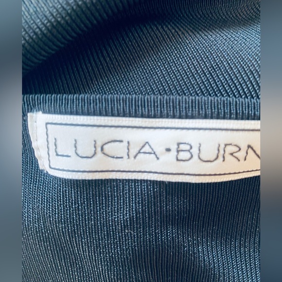 Women’s Small Blouse Lucia Burns Black Floral Embroidery Bead Sequin 3/4 Sleeve - Picture 10 of 12